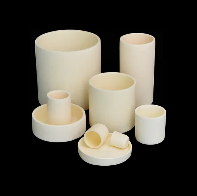 Alumina Crucible Iron Melting Quality Porcelain Alumina 99.5% Wearless Ceramic Crucible