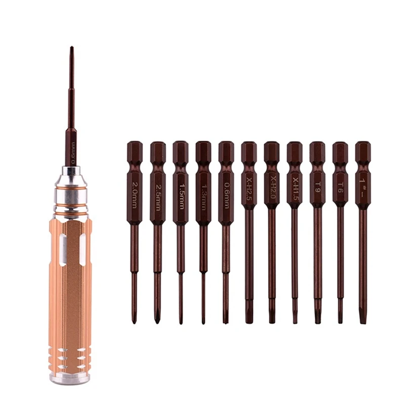 12 In 1 HSS Screwdriver Set Repairing Tools Kit For DJI Phantom 3/4 Professional RC Drone Car Boat Hobby T6 T9 Hex