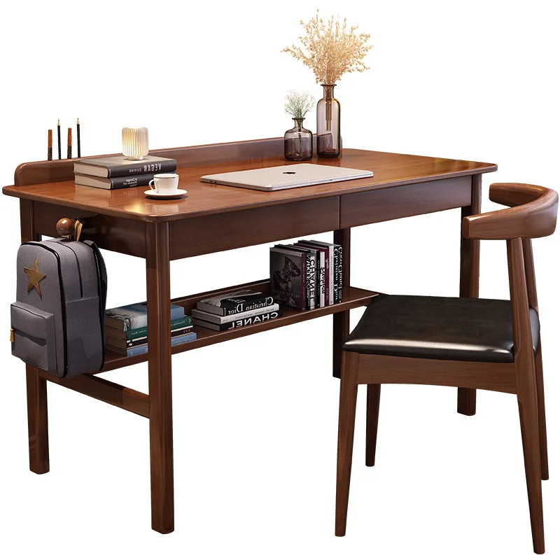 

Nordic solid wood desk, computer desk, household simple all solid wood