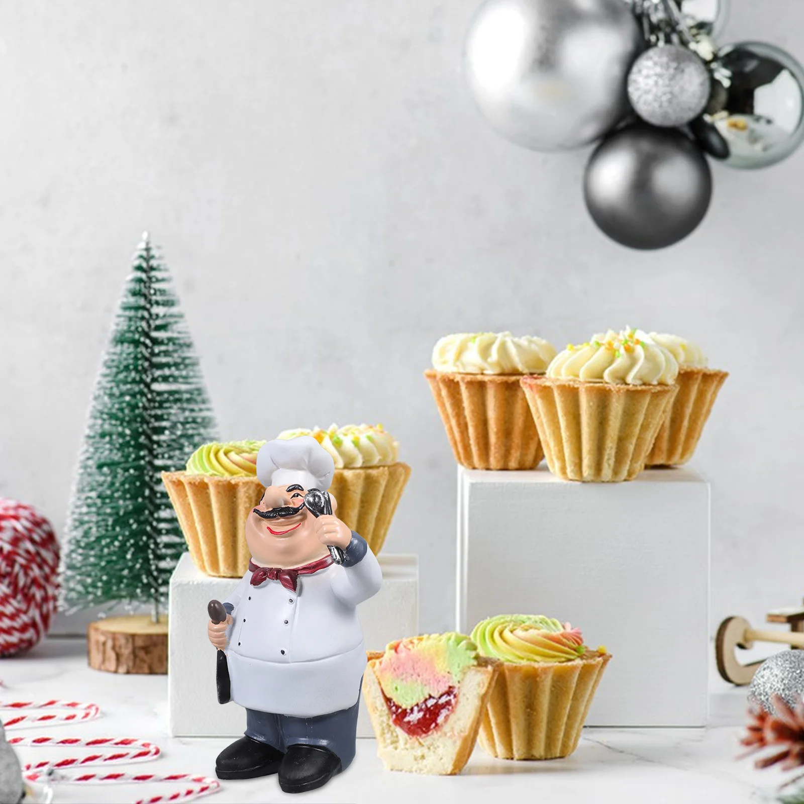 

American Country Style Resin Chef Kitchen Statue Home Decor Sculpture Artware Decoration for Dining Room Kitchen