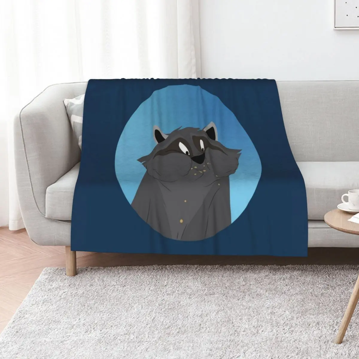 

Meeko Pocahontas Throw Blanket anime Hairys Luxury Throw warm for winter Blankets