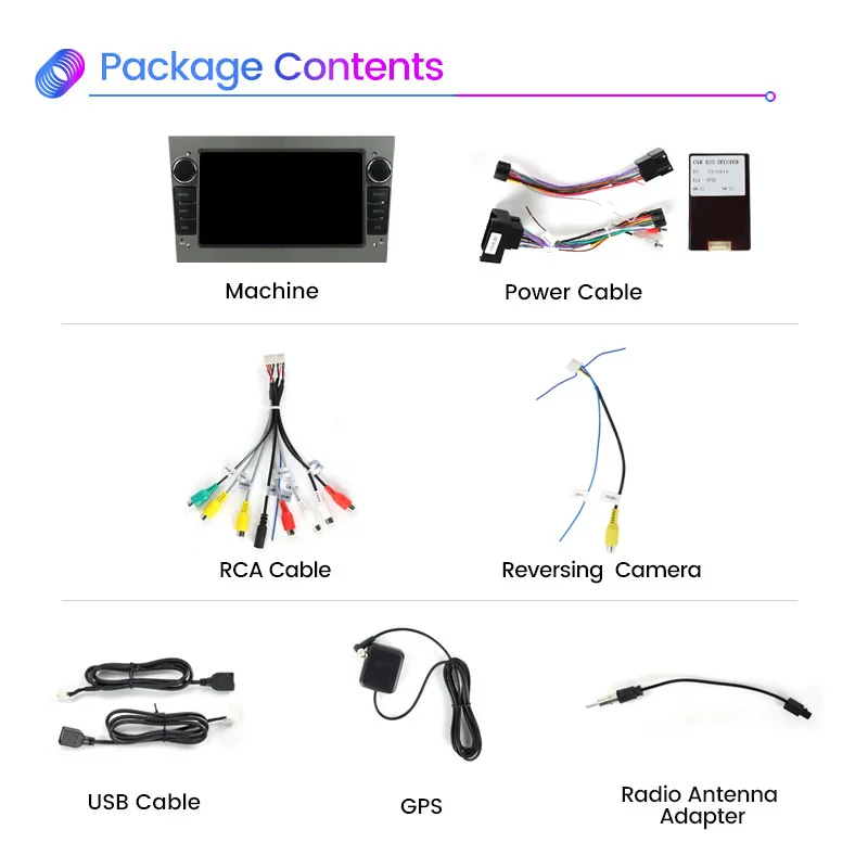 Radio Multimedia para coche Opel Astra H J 2004 Vectra Vauxhall Antara Zafira Corsa C D Vivaro Meriva Veda CarPlay inalámbrico Auto