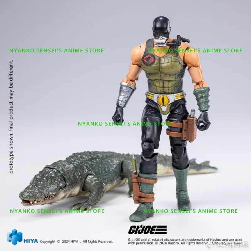 متوفر في المخزون HIYA GIJOE Fiona Master Croc 1/18 شخصيات الأكشن ألعاب أنيمي دمية هدية مزخرفة نماذج هواية المقتنيات