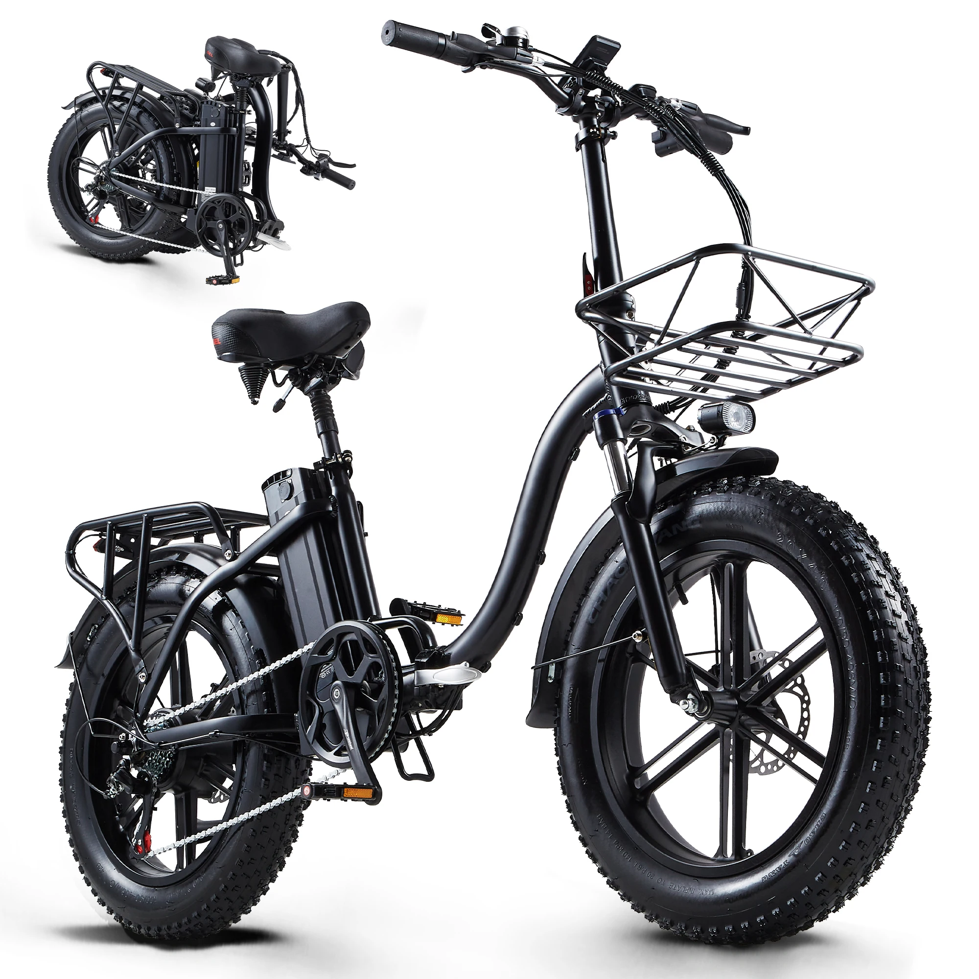 Vélo électrique CMACEWHEEL Y20/GW20 pour adultes, vélo électrique à cadre bas, 48V 18AH, pneus larges, puissance maximale 750W, vélo de montagne électrique, vélo électrique pour trajets quotidiens