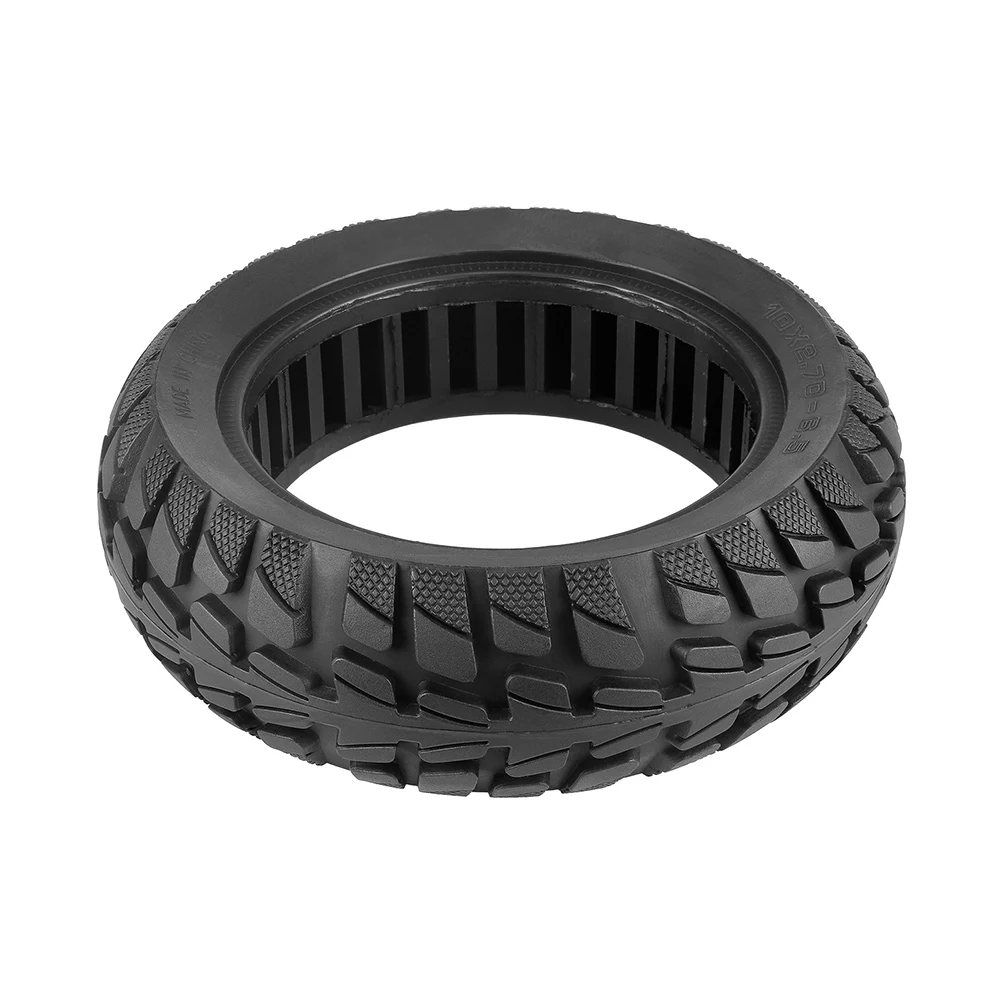 New Hollow Design Solid Tire Tire*1 Hollow Design Explosion-Proof Tubeless Tire Wear Resistance 10inch Hollow Design