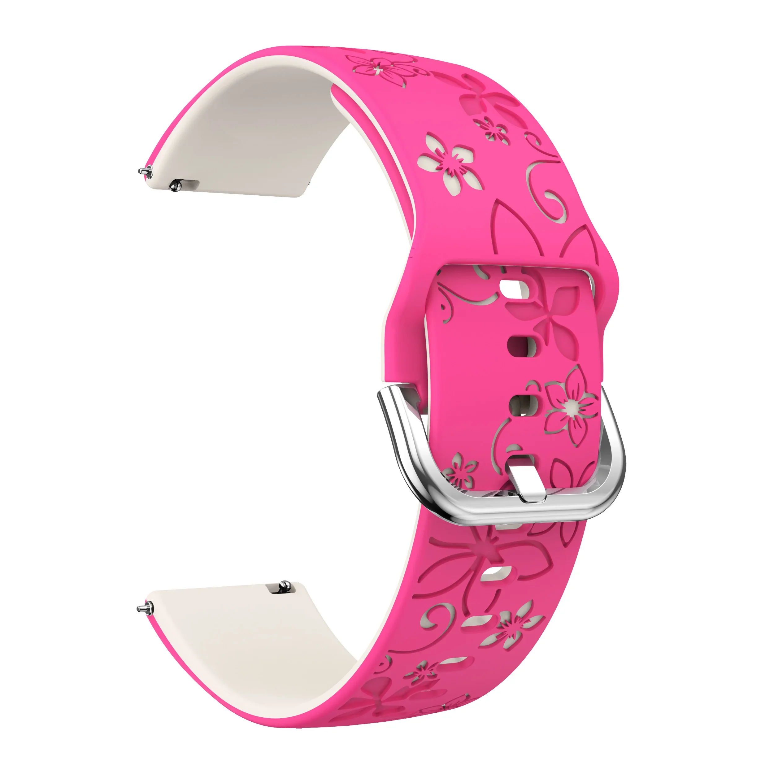 18mm 20mm 22mm Armband für Samsung Galaxy Watch 7 6 5 4 5Pro Classic Silikonband für Huawei Watch GT6 Pro 46mm GT4/3Pro Armband – Detail 1