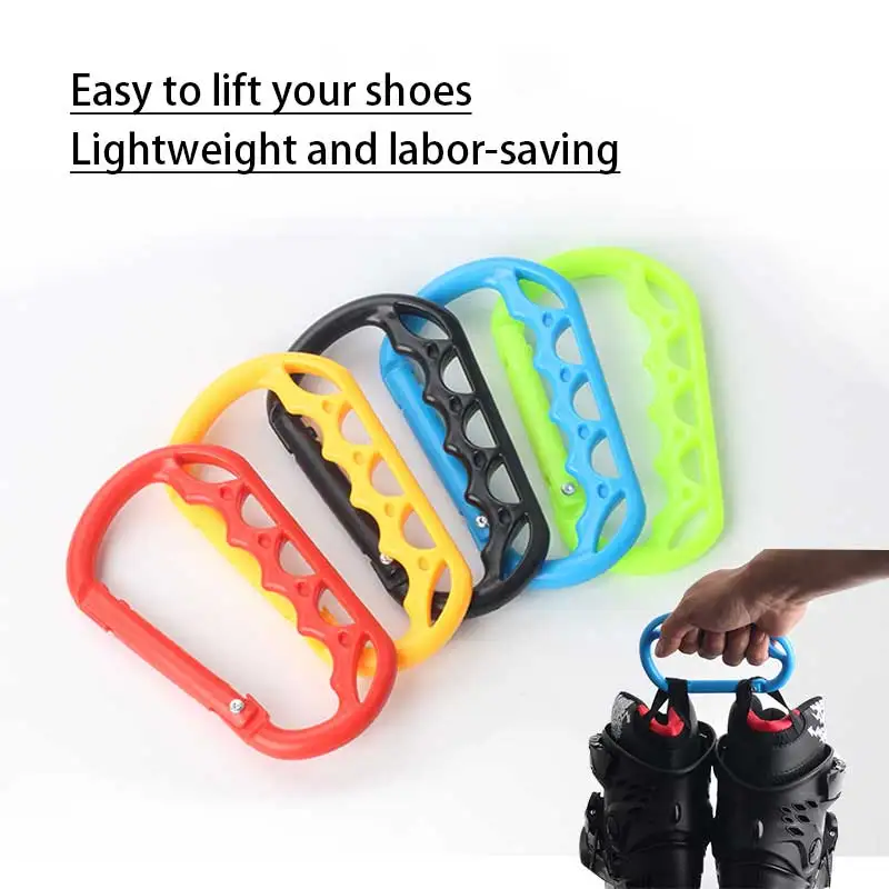 

Roller skate buckle, large plastic shoe lift, multifunctional handle, hook, skate accessories, portable carrying bag