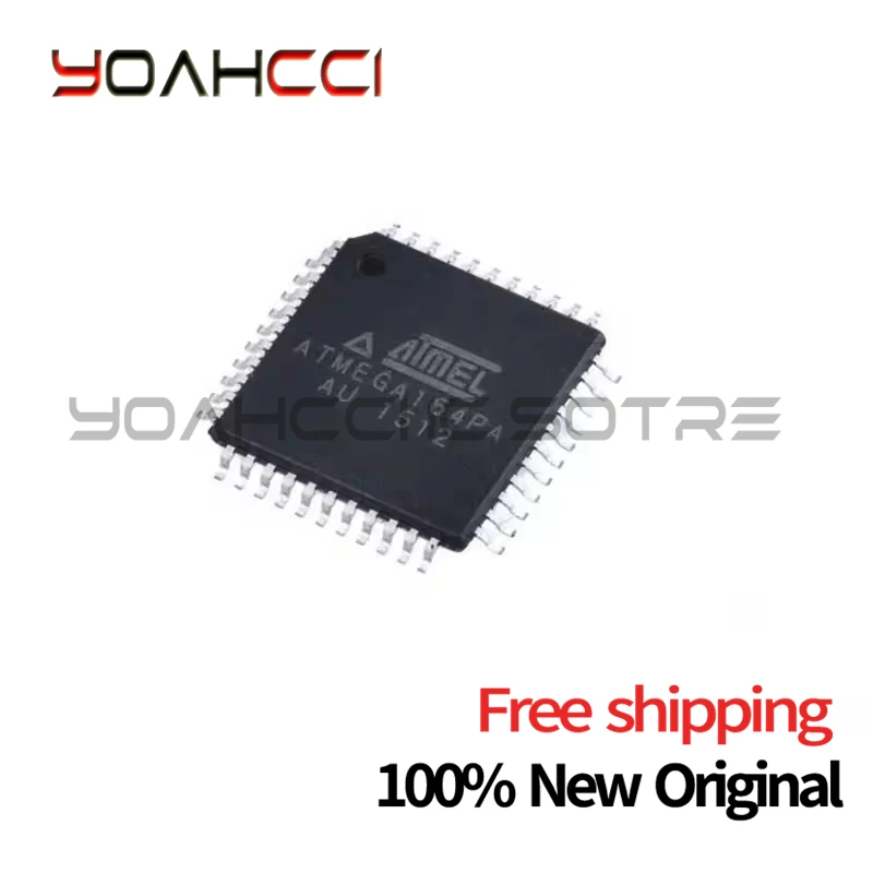 (10-100piece)100% New ATMEGA164PA-AU ATMEGA164PA AU QFP-44 Chipset Original free shipping