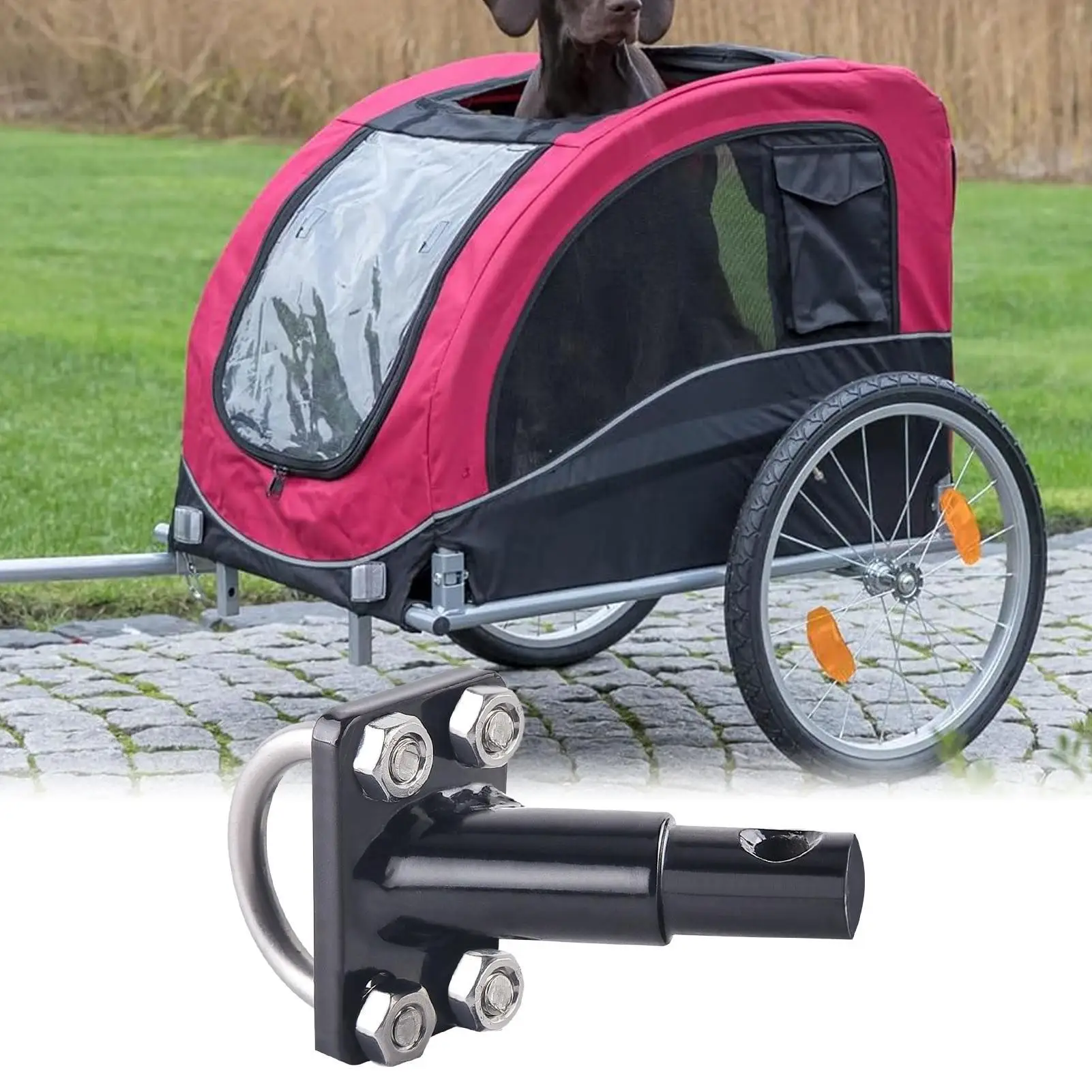 

Bike Trailer Hitch Coupler Bike Trailer Attachment Coupler Bike Trailer Hitch Connector Cycling Accessories Adapter For Daily