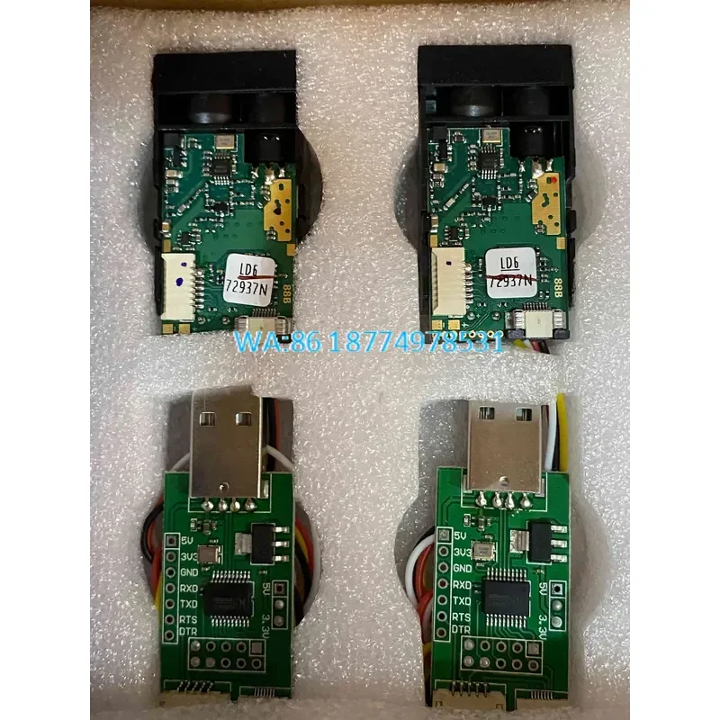 Wmwmnu for JRT M88 Industrial High Precision USB to TTL Inductive Distance Sensor Module 40m With Display