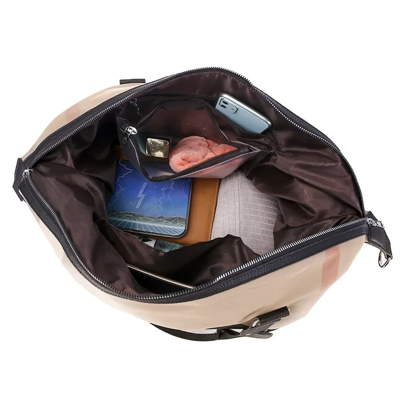 Bolsa de Ombro para Mulheres, Esportes, Portátil, Dobrável, Fitness, Viagem, Viagem Curta, Negócios, Bagagem Única, Armazenamento