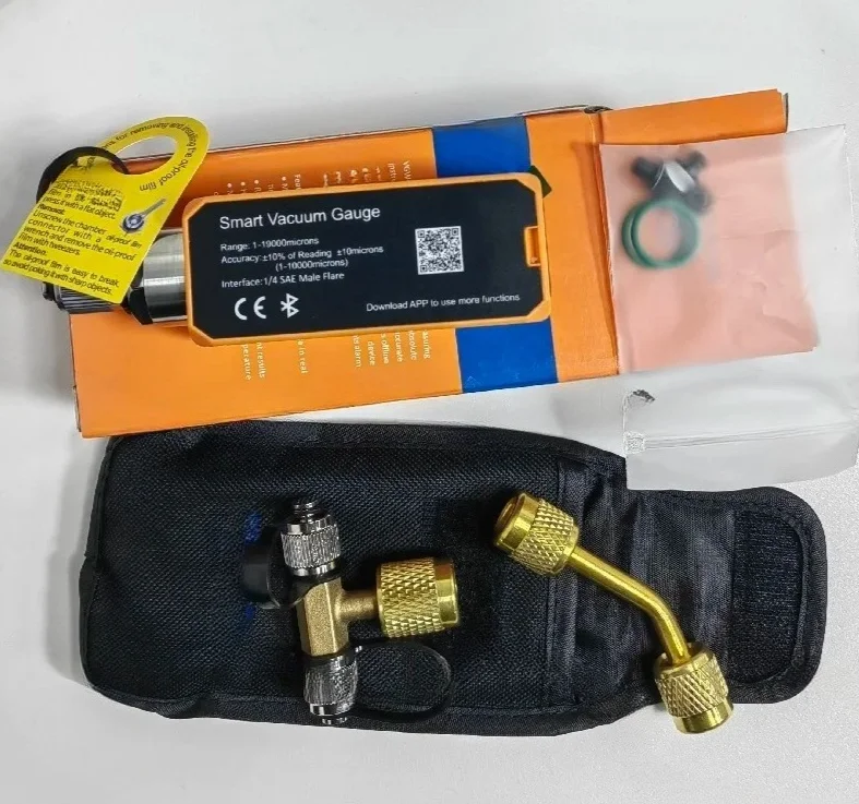 Medidor de Vácuo Digital VGW-Mini Micron, Testador de Vácuo para Refrigeração, Medição Precisa para Manutenção de Refrigeração