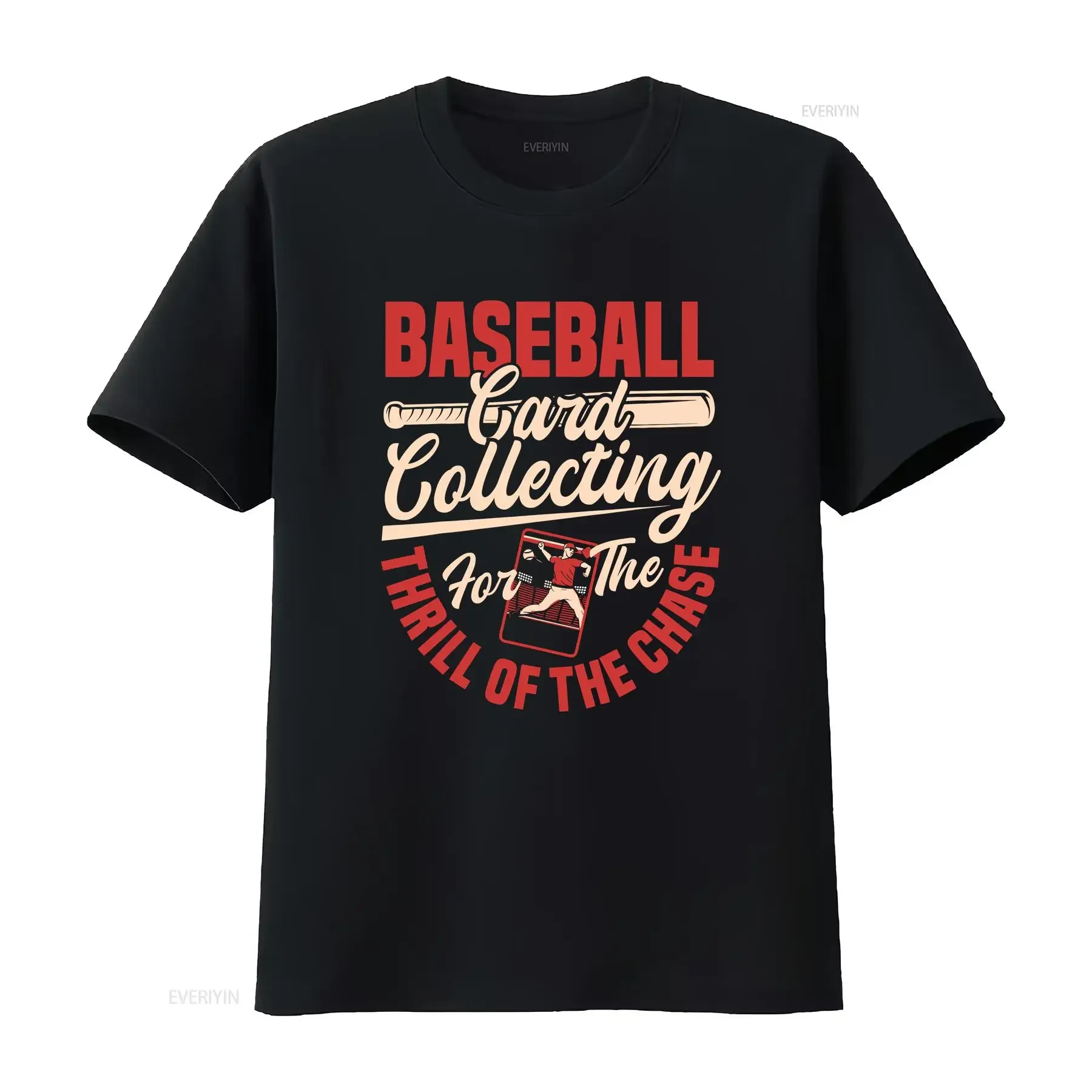 

Baseball Cards Collector T Shirt vintage Washed Top For Everyday Wear designer clothes Slightly graphic streetwear fashion
