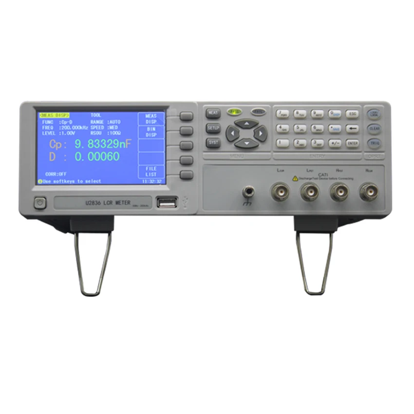 

U2836 LCR Digital Bridge Tester 50-200kHz Resistance, Capacitance, and Inductance Tester Accuracy 0.05%