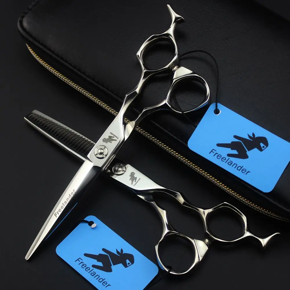 

Professional Salon 6 Inch Hairdressing Scissors 440C Steel Barber Hair Scissors Set Makas Tijeras