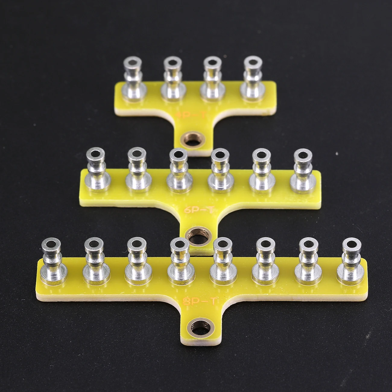 5PCS DIY Projects Audio Tag Strip Tag Board Turret Board 4Pins 6Pins 8Pins Gold plated Brass For Vintage HIFI Tube Amplifier
