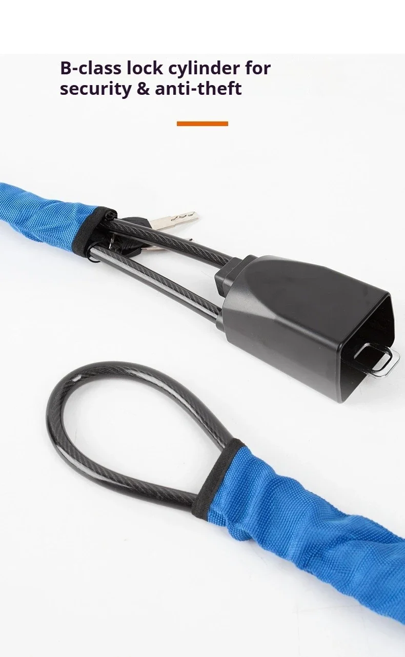 Car Steering Wheel Lock, Bold Cable Handlebar Lock, Car Seat Belt Buckle Lock Universal