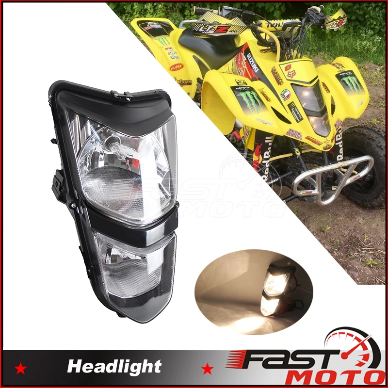 

Двойная фара для Suzuki LTZ 400 LT-Z400 Z400Z 2003-2008 Kawasaki KFX400 KSF400 ATV Quadsport, головной светильник в сборе