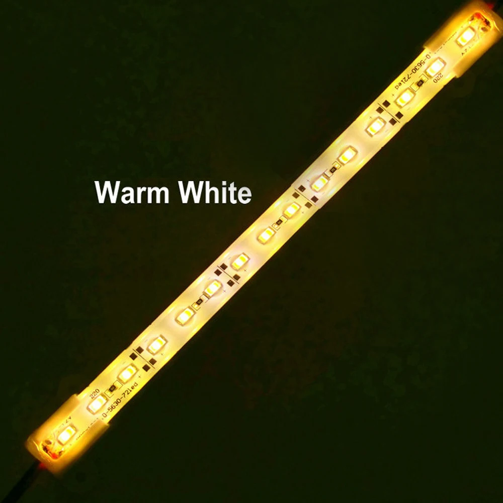 Imagem -04 - Impermeável Led Hard Strip Light para Fish Tank e Geladeira Lâmpada ao ar Livre dc 12v 15leds 5730 5630 Ip68 50 Pcs 21 Centímetros