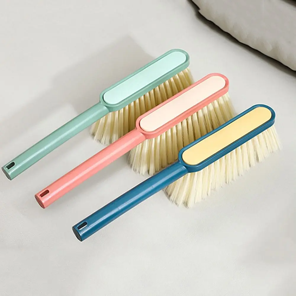 Soft Bed Sweeping Brush Comfort Save Time Long Handle Hand Broom Brush Easy Clean Hanging Hole Furniture Cleaner Car