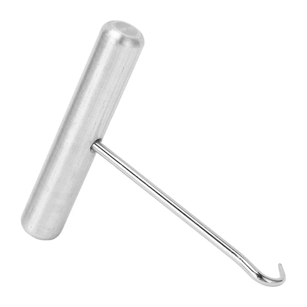 

Stainless Steel Racket String Assistance Puller Durable Arc Silver Racquet Pull Hook Racket Stringing Tool Badminton Rackets