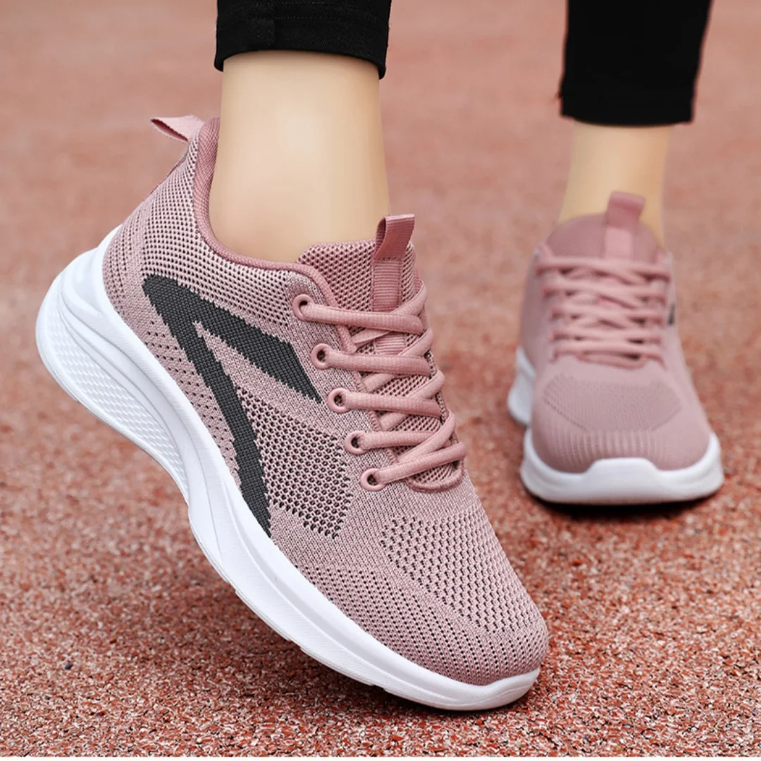 2024 Women's shoes new summer fashion running shoes Breathable comfortable sports single shoe casual shoes