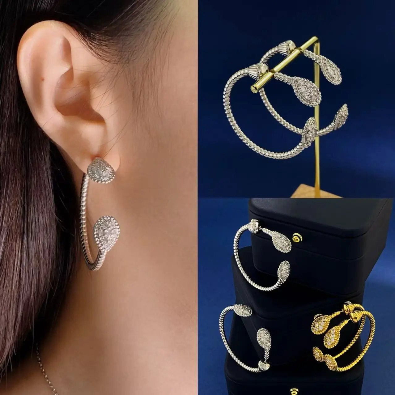 

Классические серьги из стерлингового серебра S925, высокое качество, дизайн капель воды, женские ювелирные изделия, изысканный подарок на День святого Валентина