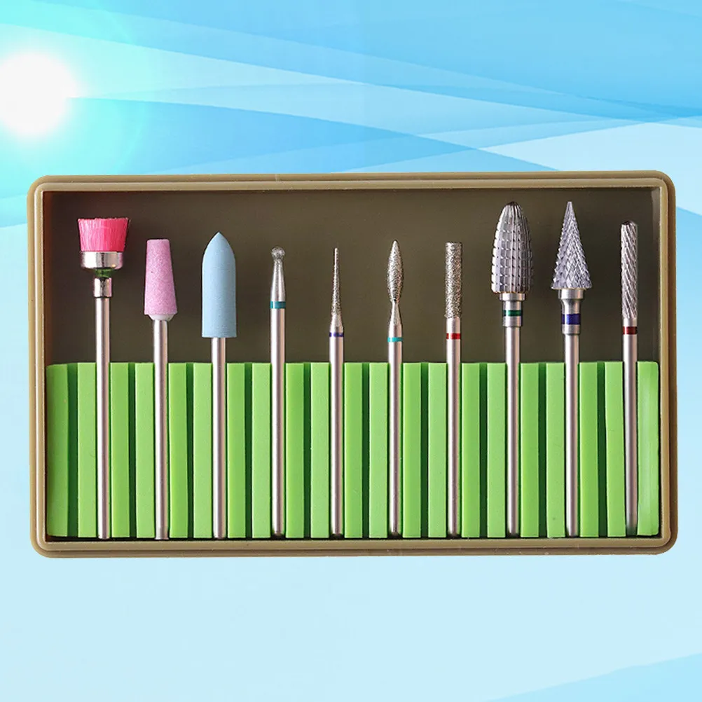 

1Set High Quality Nail Drill Bits Set Nail Grinding Head Kit for Natural Artificial Nails Polishing Shaping Smoothing Cuticle