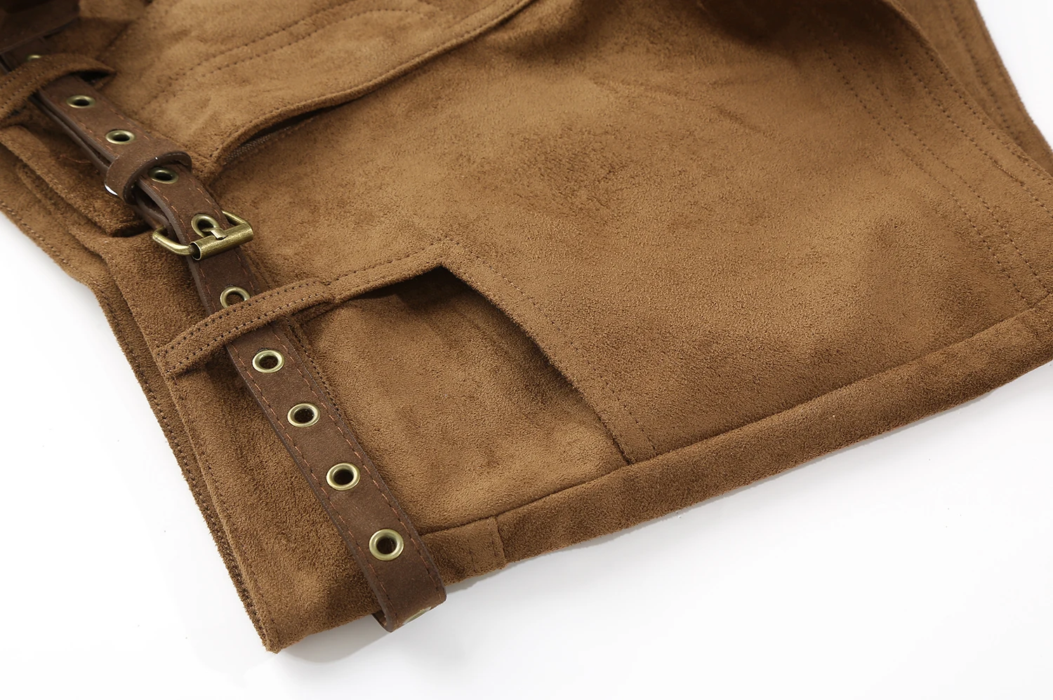 Women's Brown Y2k Micro Suede Shorts 2000s Vintage Harajuku Hot Shorts Aesthetic Oversize High Waist Mini Booty Short Pants 2025