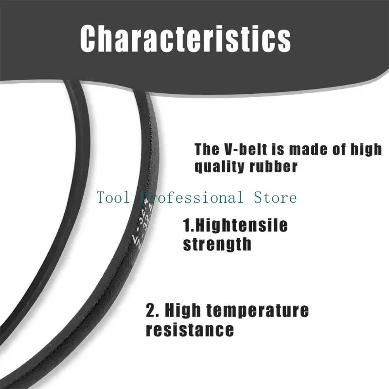 57QF 32.5Inch Lawn Mower Belt 3/8Inch Width Rubber Construction Suitable for Self Propelled Cutting Systems