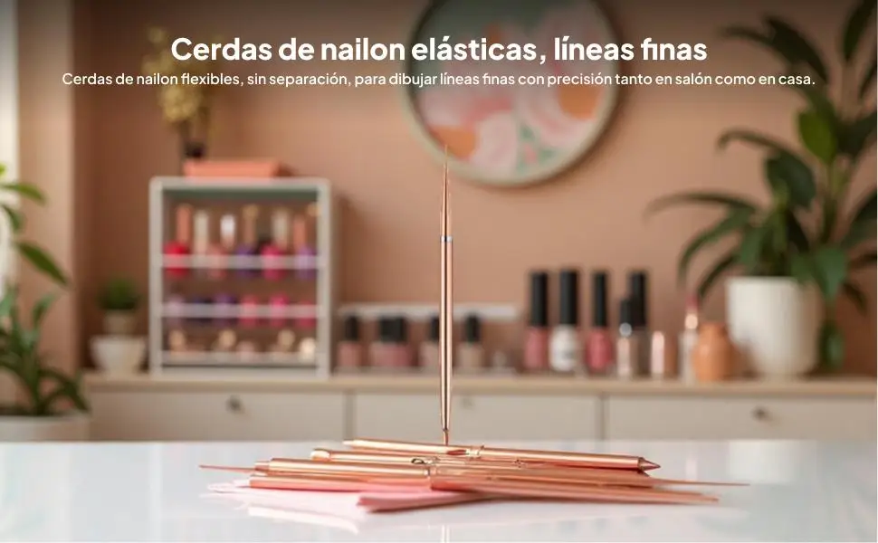 3 stuks voeringborstels, 7 mm/9 mm/11 mm gelverf langwerpige lijnen metalen handvat details mengen nagel schilderij tekenpennen