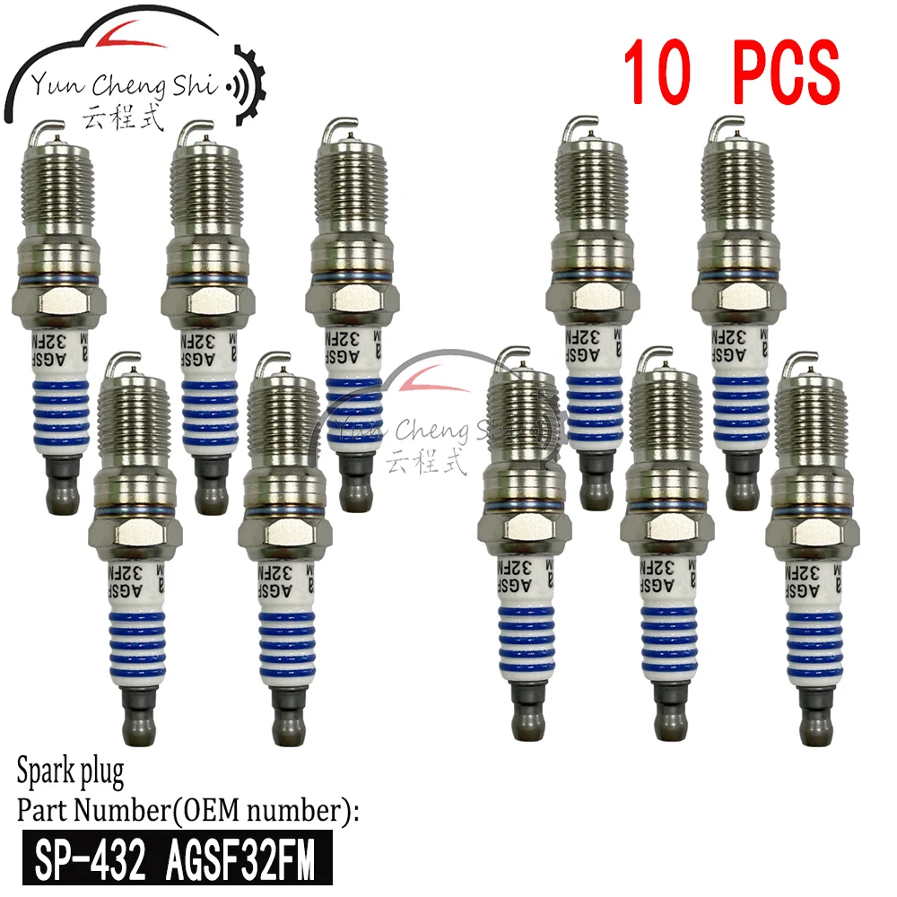 SP-432 AGSF32FM Platinum Spark Plug For Ford Mercury Contour E-150 Explorer F-250 Ranger Thunderbird Lincoln Mark VIII Town Car