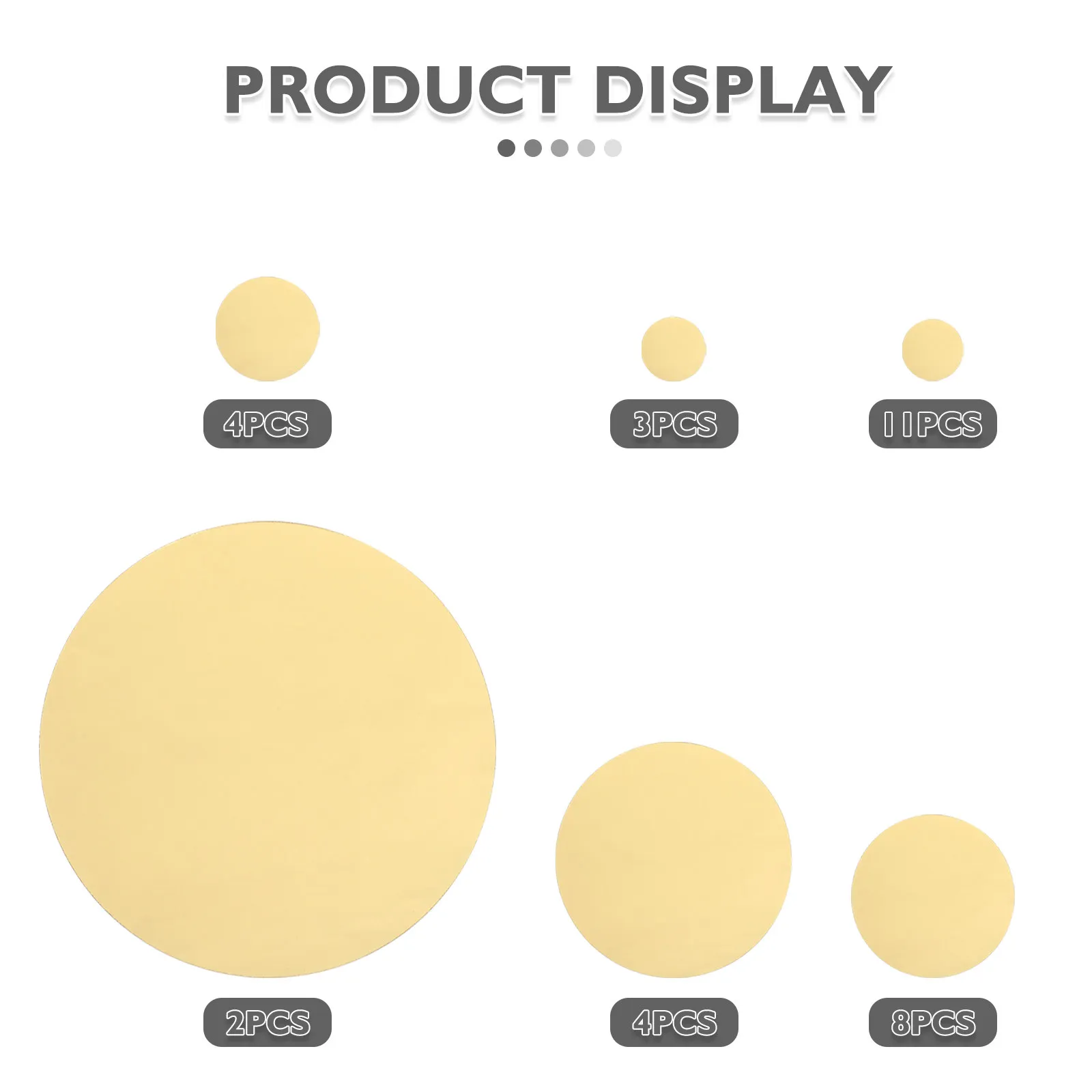 96Pcs Acrylic Mirror Wall Stickers Self Adhesive Round Circle Decal Film Removable Wall Decor for Hallway Entryway Living Room