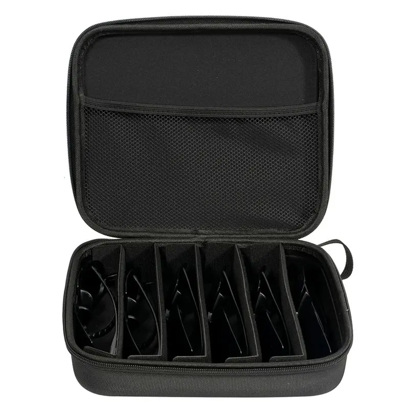 Hot kf-Portable Adjustable Glasses Organizer With Compartment Storage Box For Travel 7 Grids