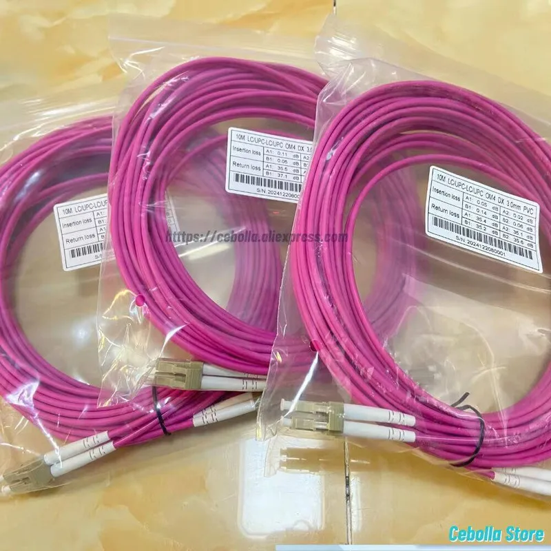 

Оригинальный LC-LC UPC OM4 2,00 мм оптический патч-корд 10 м 10 гигабит мм дуплексная оптоволоконная перемычка