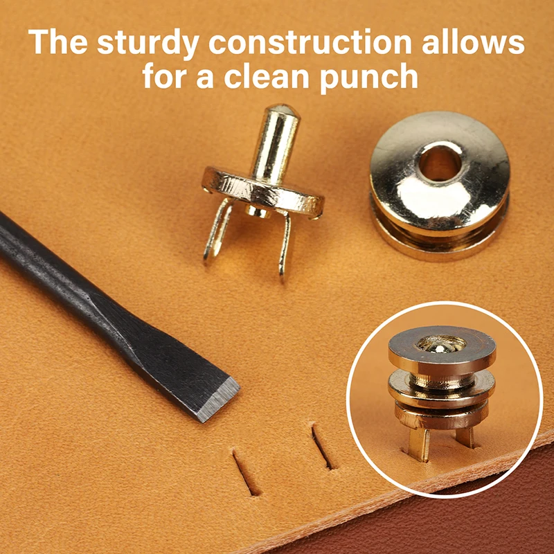 WUTA Basic Series 1pc Leather Slotted Punch Tools Skin Hole Punches Black Sharp Straight Slot Cutter DIY Wallet Bags Craft Tools