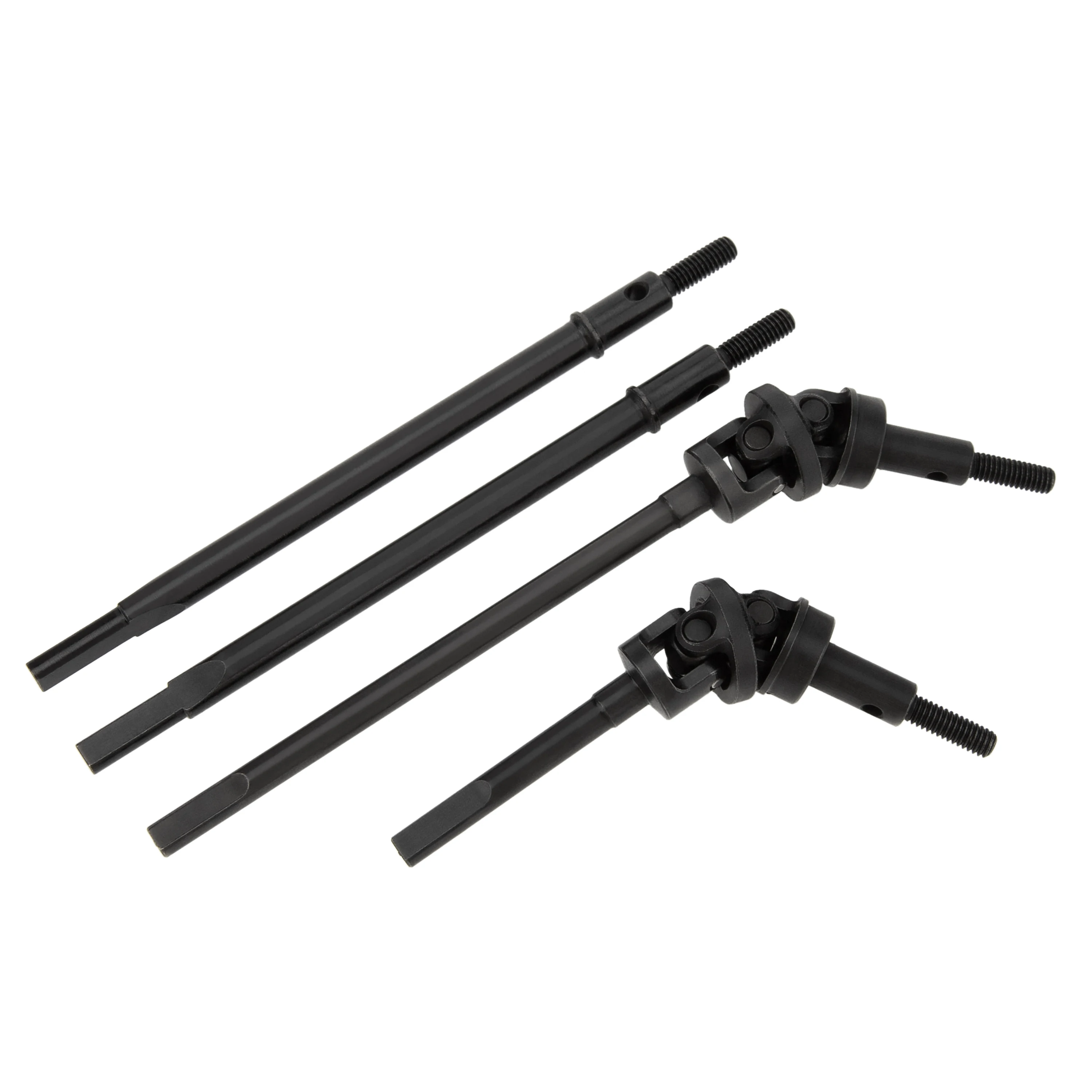 

MEUS Racing Metal Isokinetic 3-Section CVD Shafts for 194mm/224mm Wheel Distance 1/10 AR44/AR45 Capra Axles