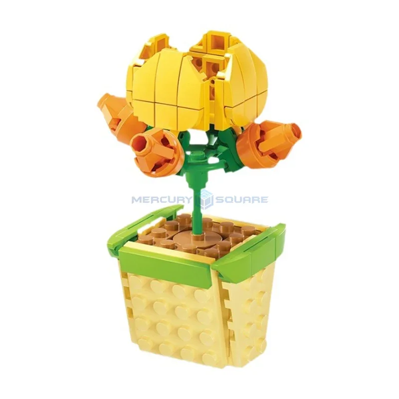 

Flower Language Seires Model Building Bricks MOC KY81124 Lotus Japonicus Blocks Botanical Collection Ideas Decoration Toy Gift