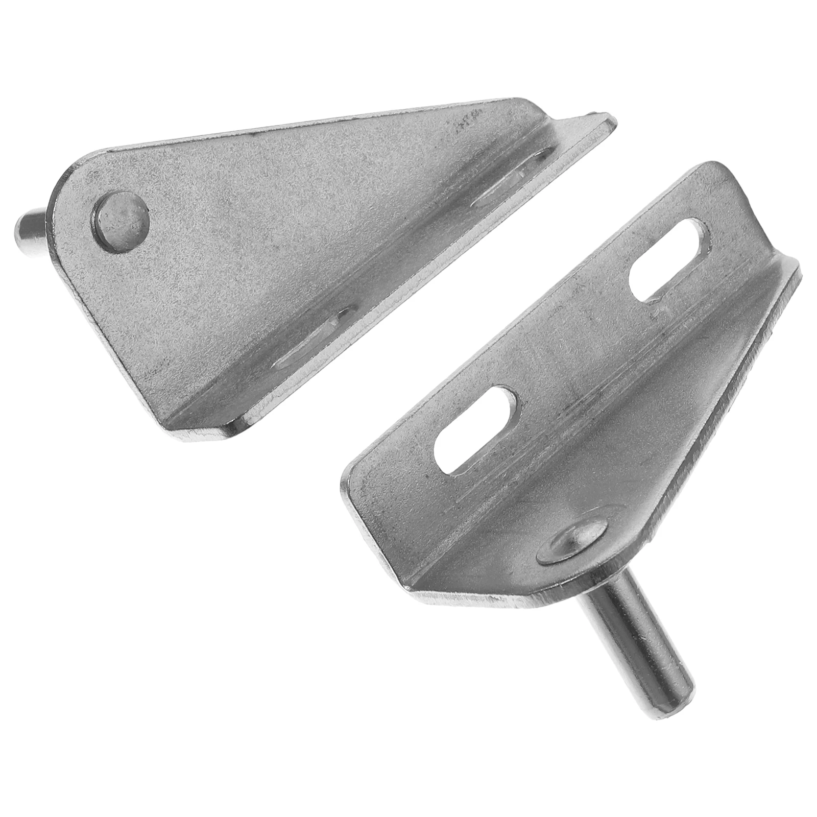 

2pcs Refrigerator Hinges Stainless Steel Freezer Door Hinge Replacement For Household Fridge Adjustable Durable Metal Hinge