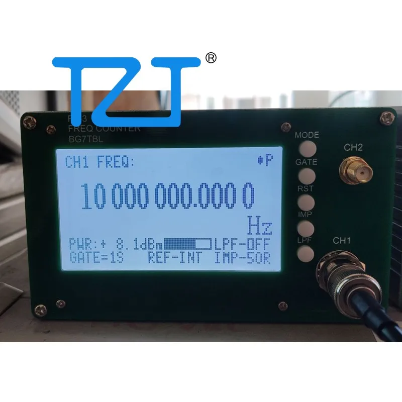 TZT 12.4G Precision Frequency Counter 11Bit/Sec High-Speed Frequency Meter FA-3-12.4GP w/ Power Meter