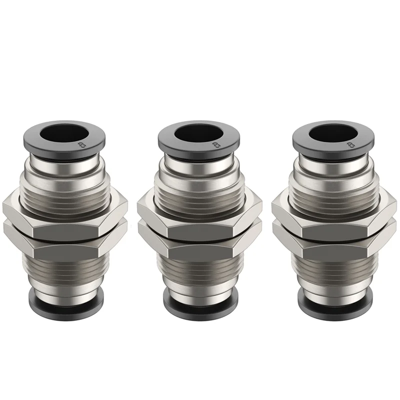 عالية الجودة الأسود تركيب هوائي مفاصل توصيل الانابيب أنبوب الهواء تركيبات سريعة 4/6/8/10/12 مللي متر PM #2