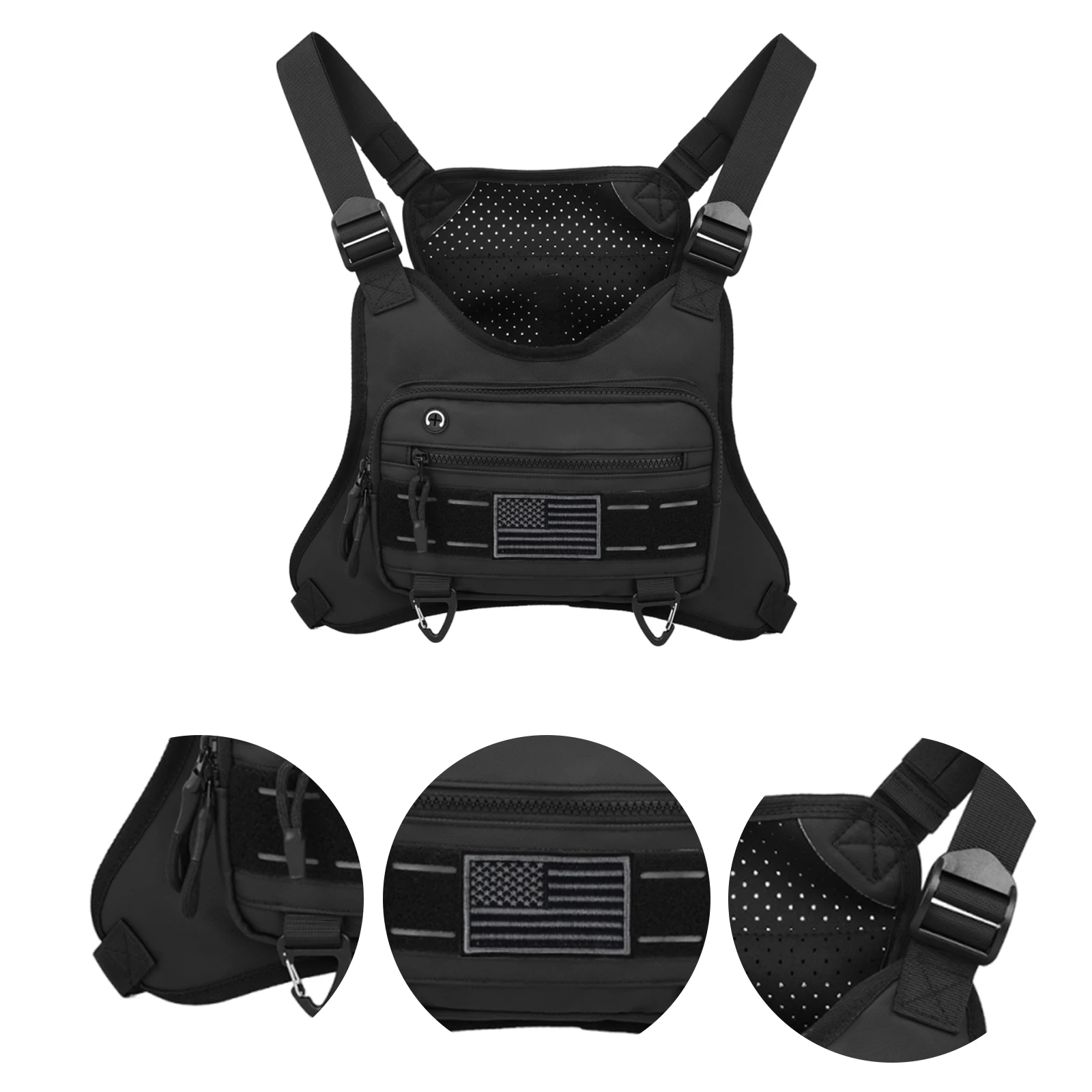 

Многофункциональная регулируемая сумка-рюкзак EDC для путешествий, защиты от краж, тренировок, велоспорта, пеших прогулок и мотоциклетных аксессуаров