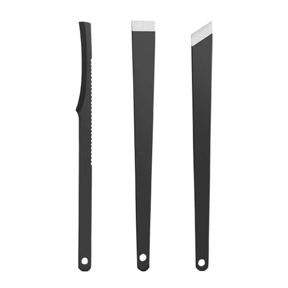 Sdotter 3pcs Pedicure Knife Kit Toe Nail Scraper Feet Manicure Tools Dead Skin Remover Files Toe Seperators Ingrown Nail Correct