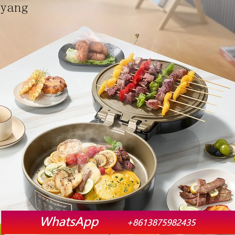 

LTT household deepening plate enlarged titanium coating double-sided heating pancake machine