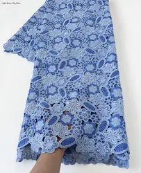 Amazing Guipure Lace Great African Embroidered Cord Lace Newest Cupion Fabric Modern Garment Formal Event Dress Occasions Gown