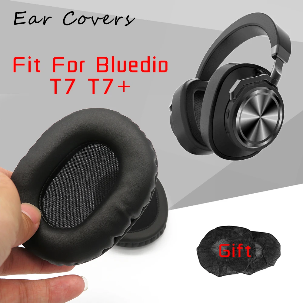 T7 T7+ Earpads For Bluedio T7 Headphone Ear pads Replacement Headset Ear Pad PU Leather Sponge Foam