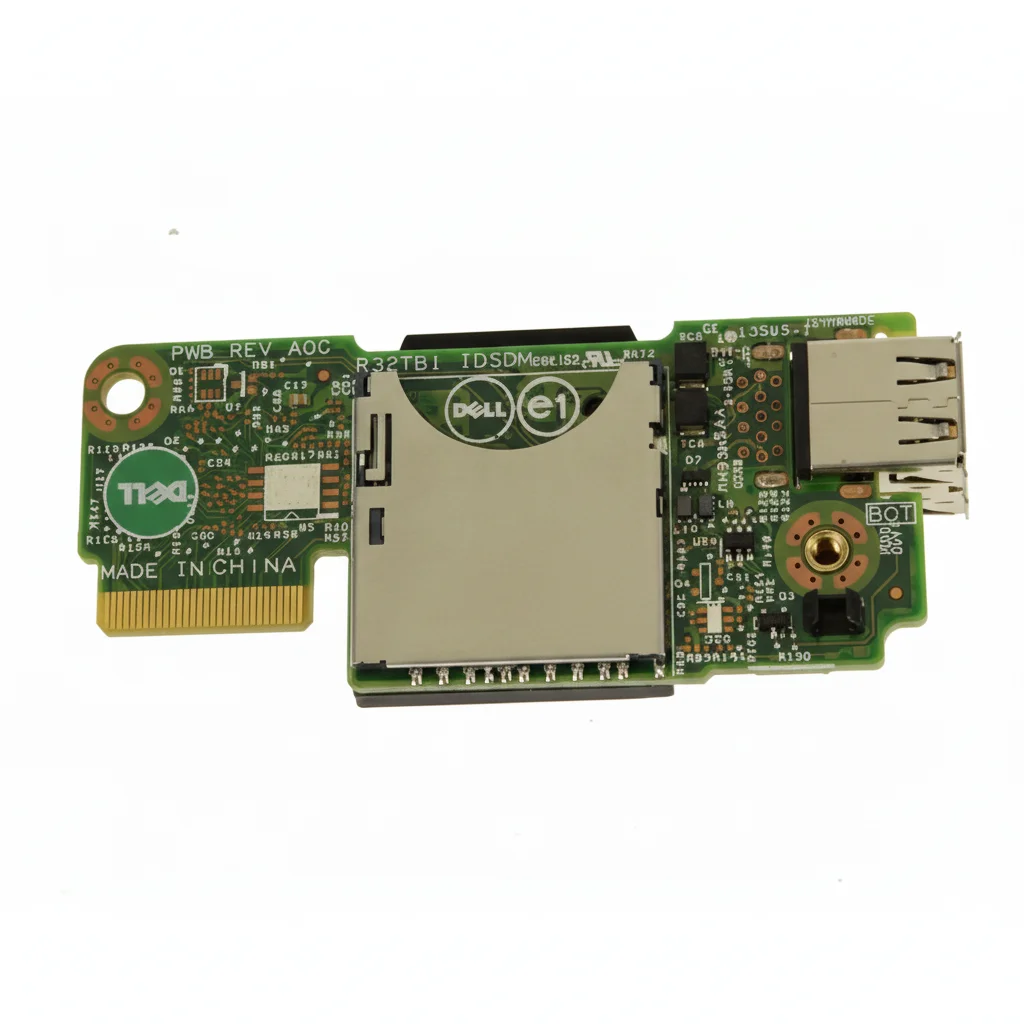 Dell KT6TR iDRAC USB and vFlash Internal SD Card Reader with I/O Circuit Board for PowerEdge FC430 - 2 x USB Ports