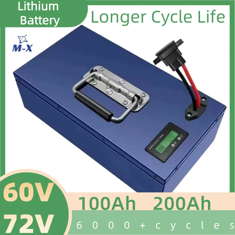 

60V/72V Lithium Battery - 200KM Long Range, High Capacity for Electric Motorcycle & Tricycle