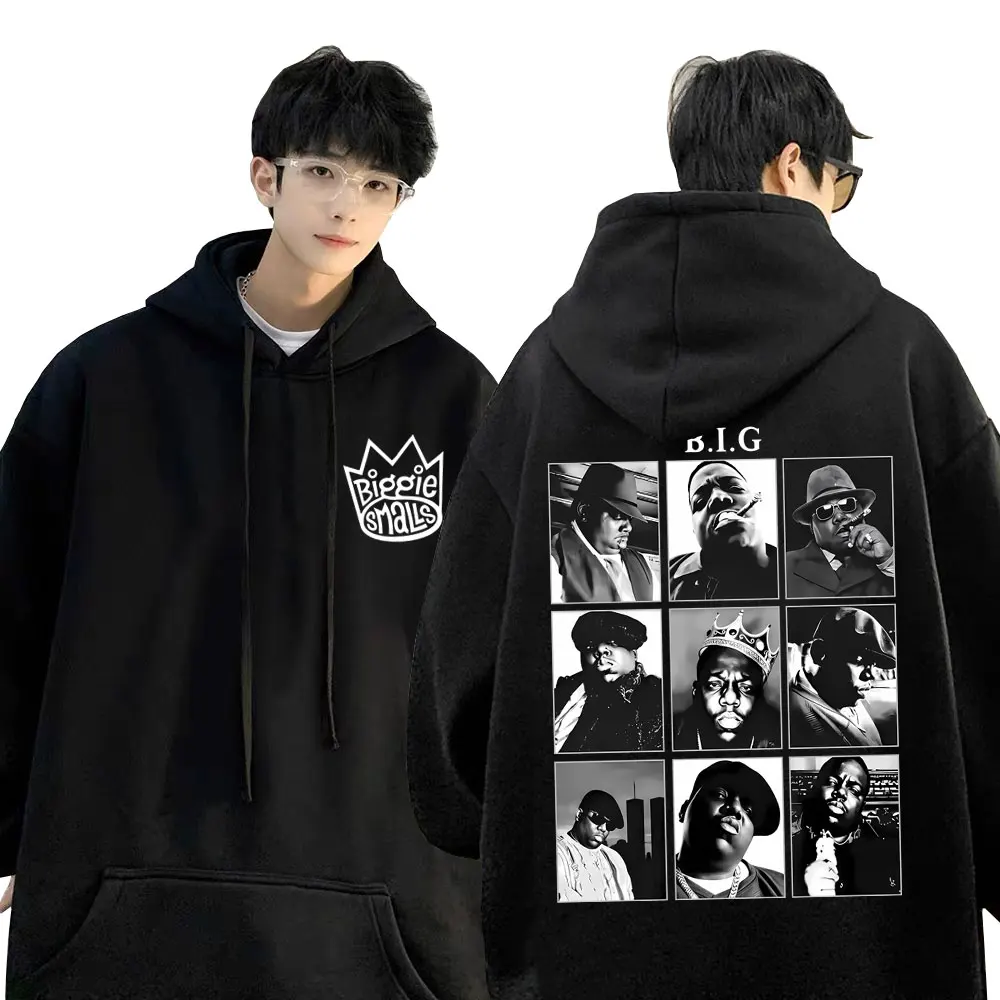 Rapper The Notorious Big Merch 2026 Hoodie Biggie Smalls Graphic Pullover Hoodies Men Women Fashion Hip Hop Oversized Sweatshirt