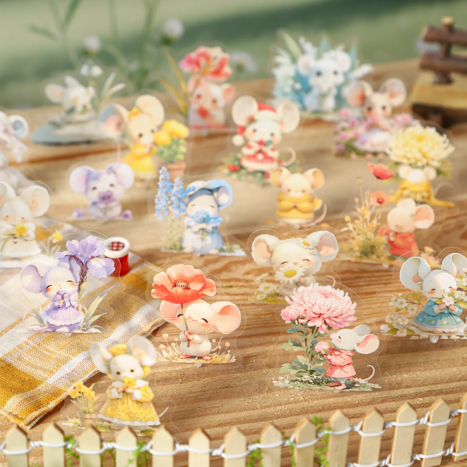 15pcs Kawaii Stationery Sticke - огляд і ціна Vintage Things Collection